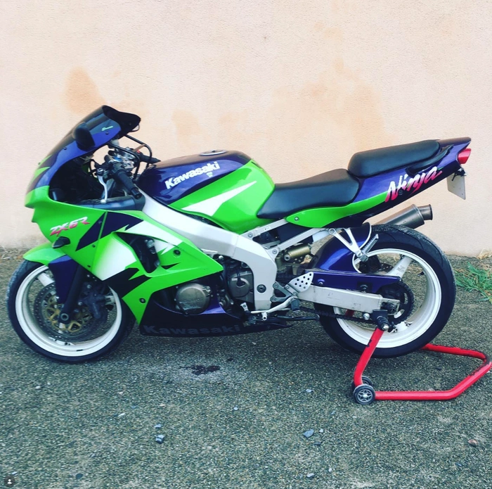 ZX6R 1998 Kawasaki verde